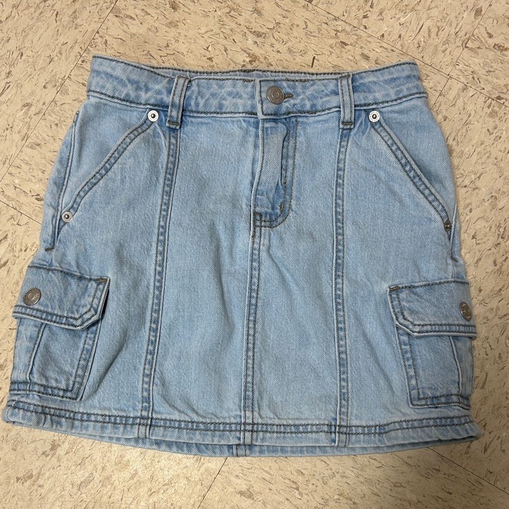 Cat & Jack Light Blue Denim Skirt size 8